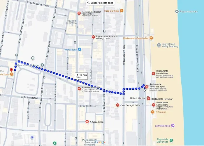 شقة Acogedor Loft En Cabanal Playa Malvarosa *